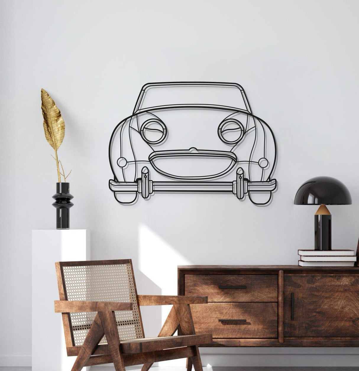 1961 Bugeye Sprite Metal Car Wall Art - MT0061