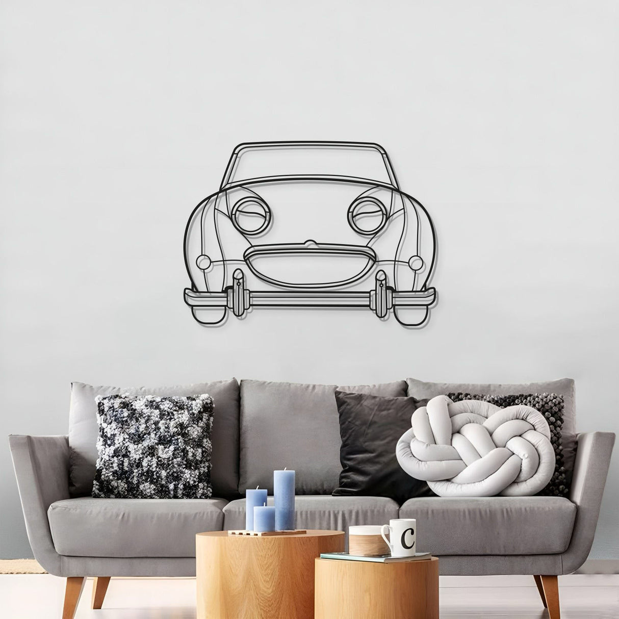 1961 Bugeye Sprite Metal Car Wall Art - MT0061