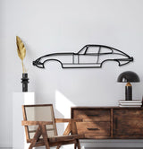 1961 E-Type Metal Car Wall Art - MT0063