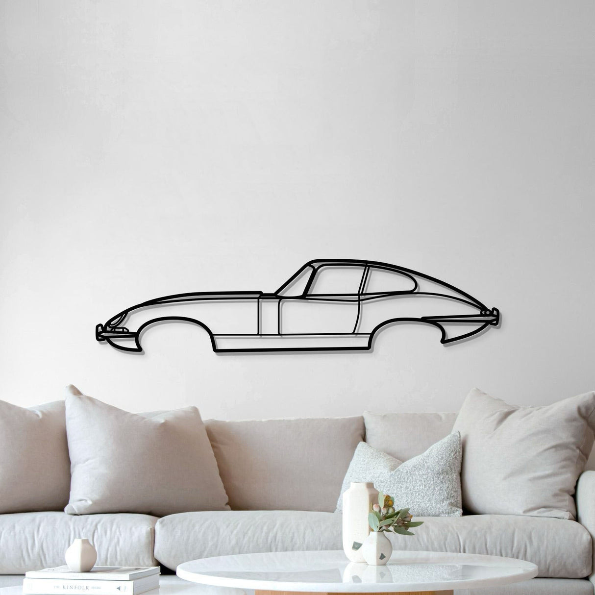 1961 E-Type Metal Car Wall Art - MT0063