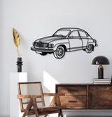 1963 96 Perspective Metal Car Wall Art - MT1189