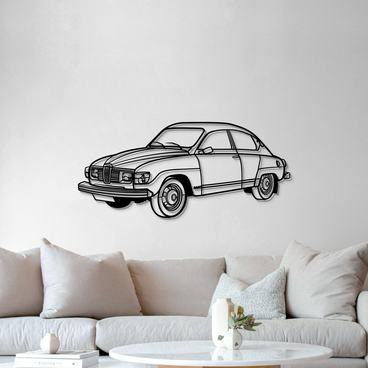 1963 96 Perspective Metal Car Wall Art - MT1189