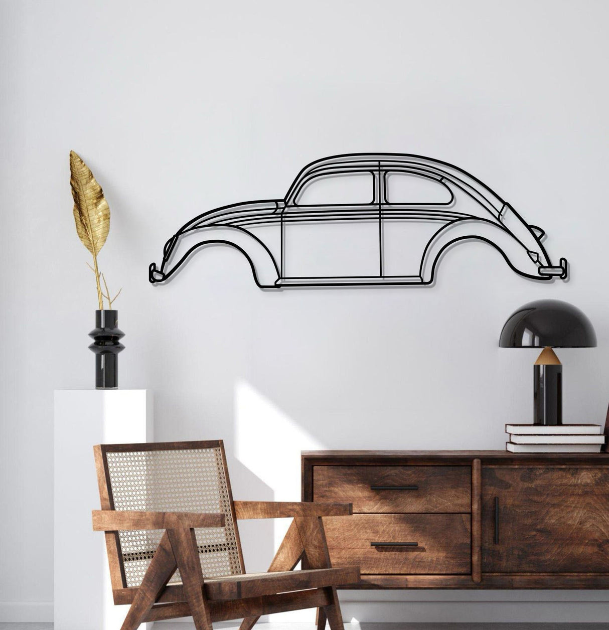 1963 Beetle Metal Car Wall Art - MT0067