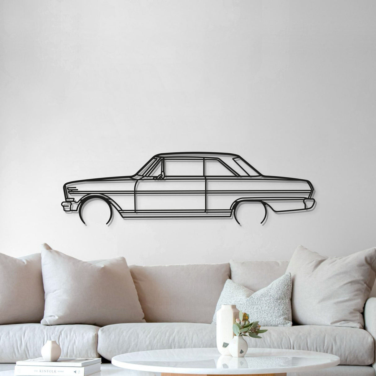 1964 Nova Metal Car Wall Art - MT0071