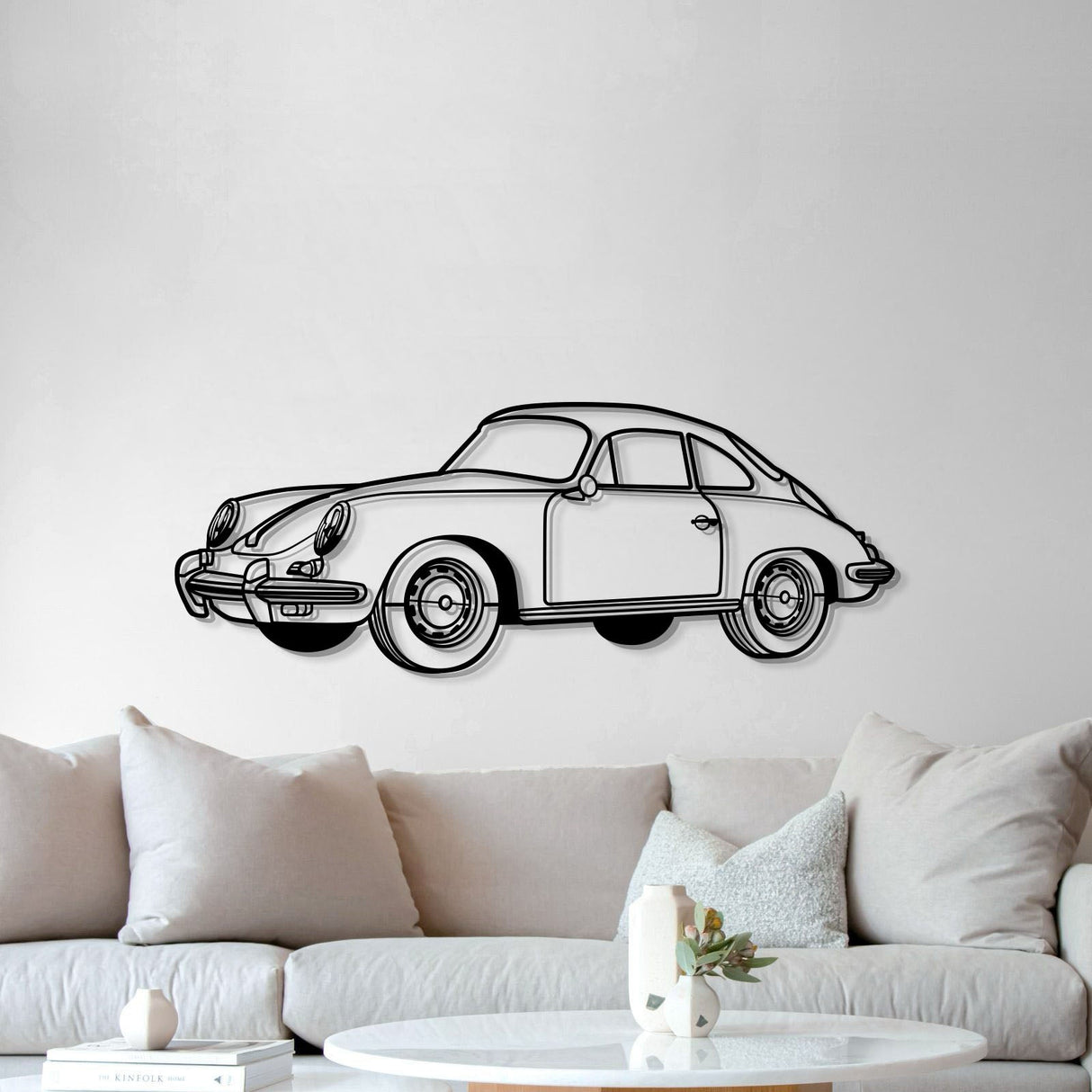 Perspective Metal Car Wall Art - MT1286