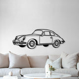 Perspective Metal Car Wall Art - MT1286