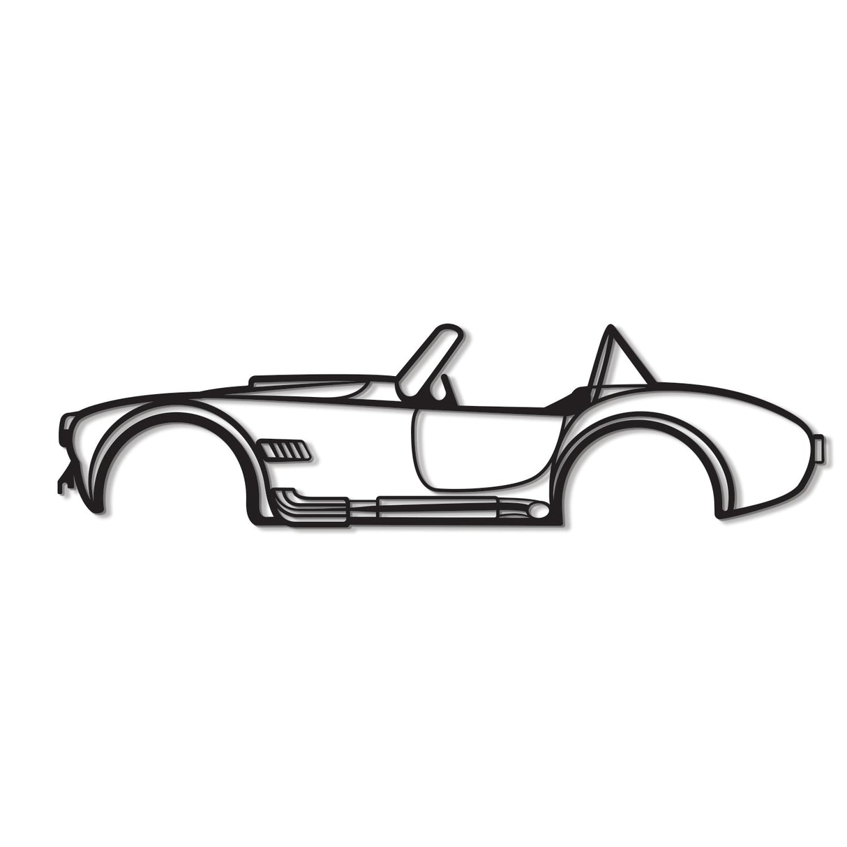 1965 Shelby Cobra Metal Car Wall Art - MT0075