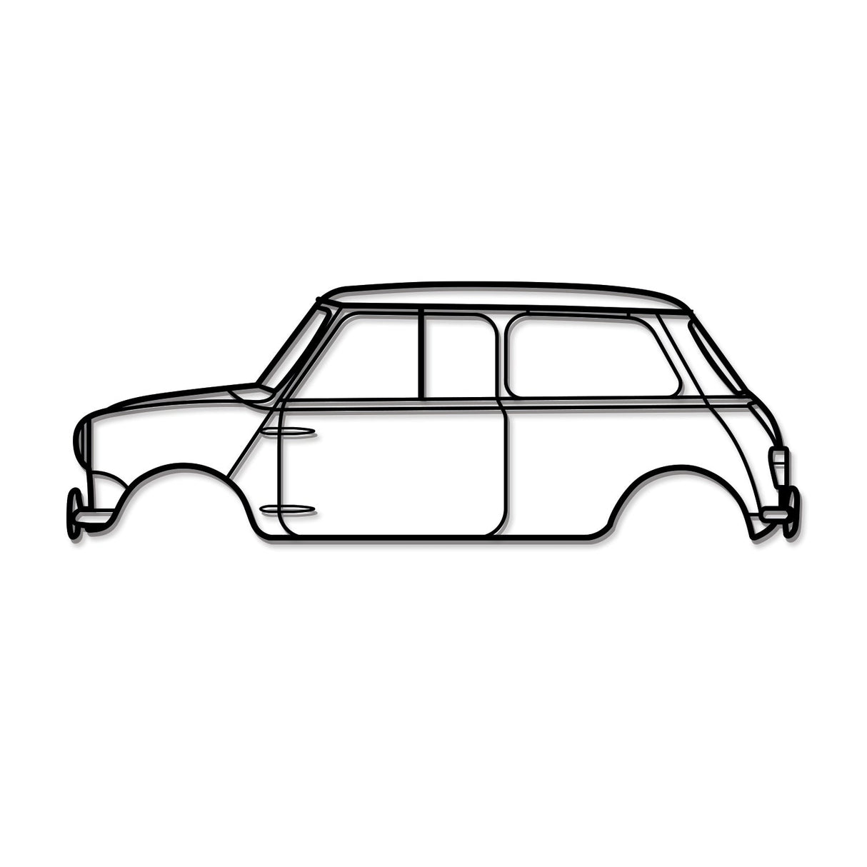 1965 Cooper S Metal Car Wall Art - MT0073