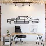 1965 GTO Metal Car Wall Art - MT0074