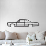 1965 GTO Metal Car Wall Art - MT0074