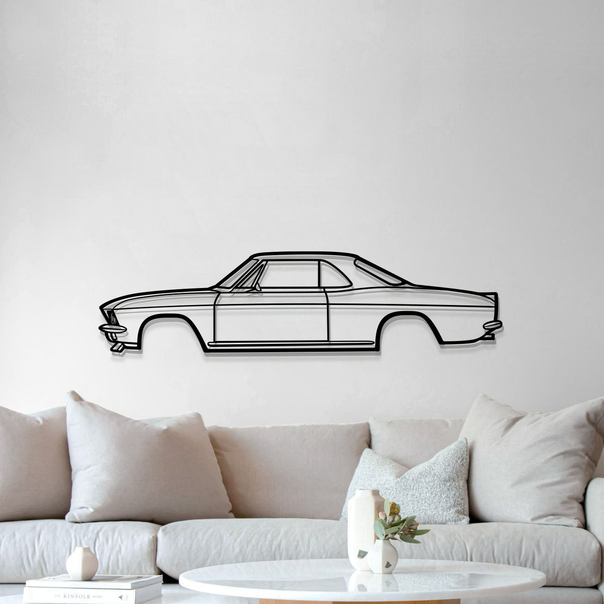 1966 Corvair Metal Car Wall Art - MT0083