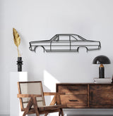 1966 Nova SS Detailed Metal Car Wall Art - MT0090