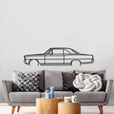 1966 Nova SS Detailed Metal Car Wall Art - MT0090