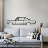 1966 Nova SS Detailed Metal Car Wall Art - MT0090