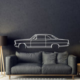 1966 Nova SS Detailed Metal Car Wall Art - MT0090