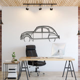 1966 2CV Metal Car Wall Art - MT0080