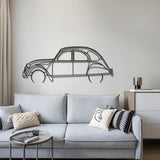 1966 2CV Metal Car Wall Art - MT0080