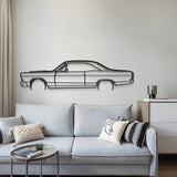 1966 Fairlane Detailed Metal Car Wall Art - MT0085