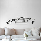 1966 GT-40 Metal Car Wall Art - MT0086