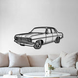 1966 HR Perspective Metal Car Wall Art - MT0447