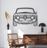 1967 Giulia Front Metal Car Wall Art - MT0092