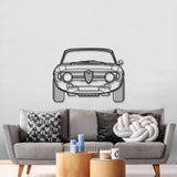 1967 Giulia Front Metal Car Wall Art - MT0092