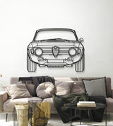 1967 Giulia Front Metal Car Wall Art - MT0092