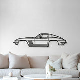 1967 Corvette Stingray 427 Metal Car Wall Art - MT0095