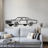 1968 Coronet R-T Perspective Metal Car Wall Art - MT1303