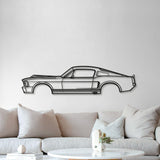 1968 Mustang Eleanor Metal Car Wall Art - MT0110