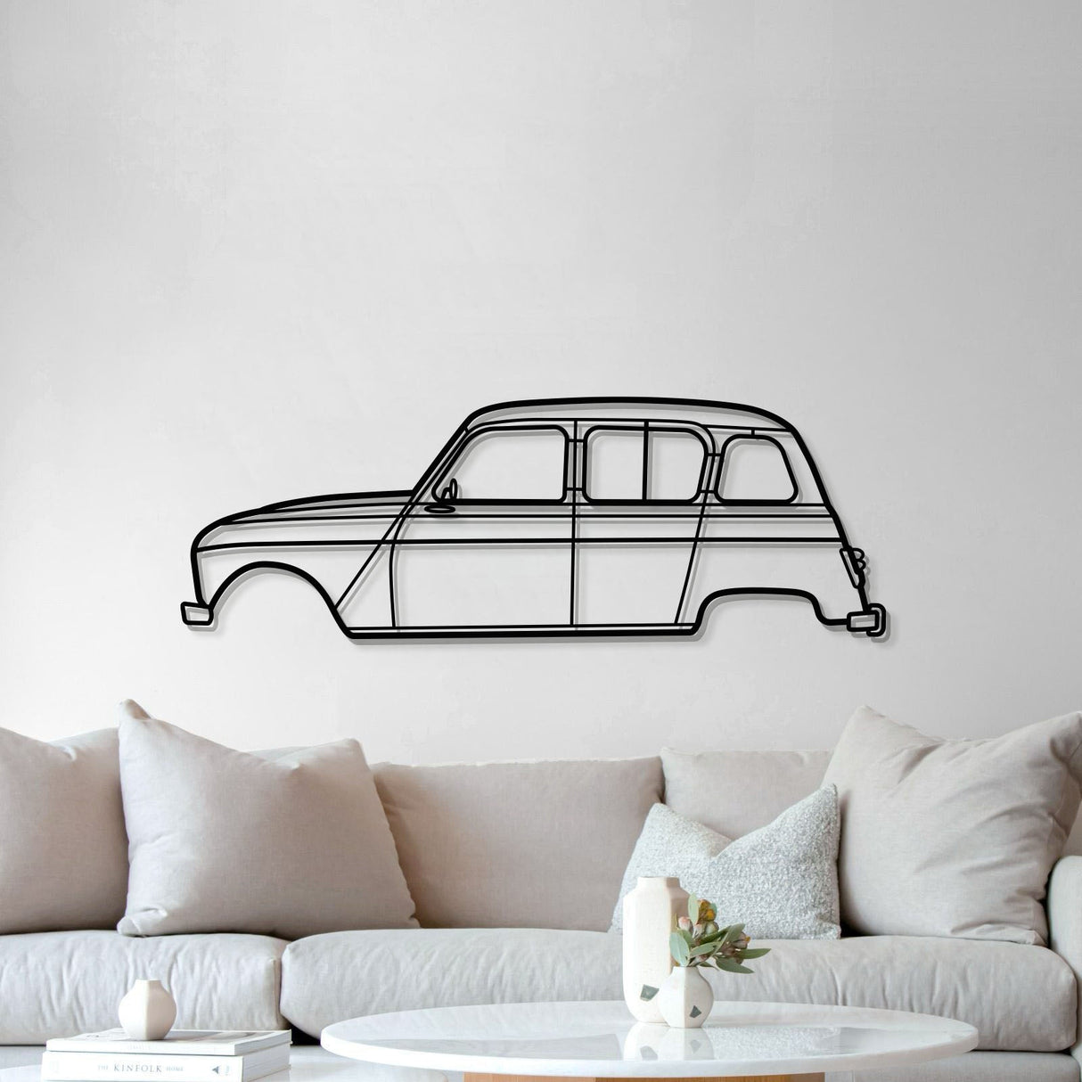 1968 4L Export Metal Car Wall Art - MT0105