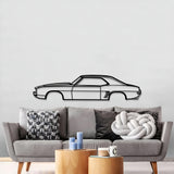 1969 Camaro SS Metal Car Wall Art - MT0117