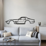 1969 Corvette Metal Car Wall Art - MT0119