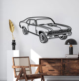 1969 Nova Yenko Perspective Metal Car Wall Art - MT1250