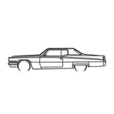 1970 Deville Metal Car Wall Art - MT0133