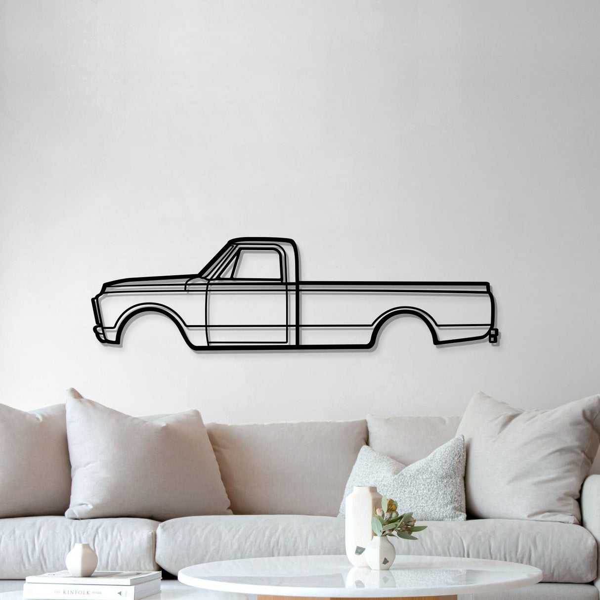 1970 3500 V8 Metal Car Wall Art - MT0124