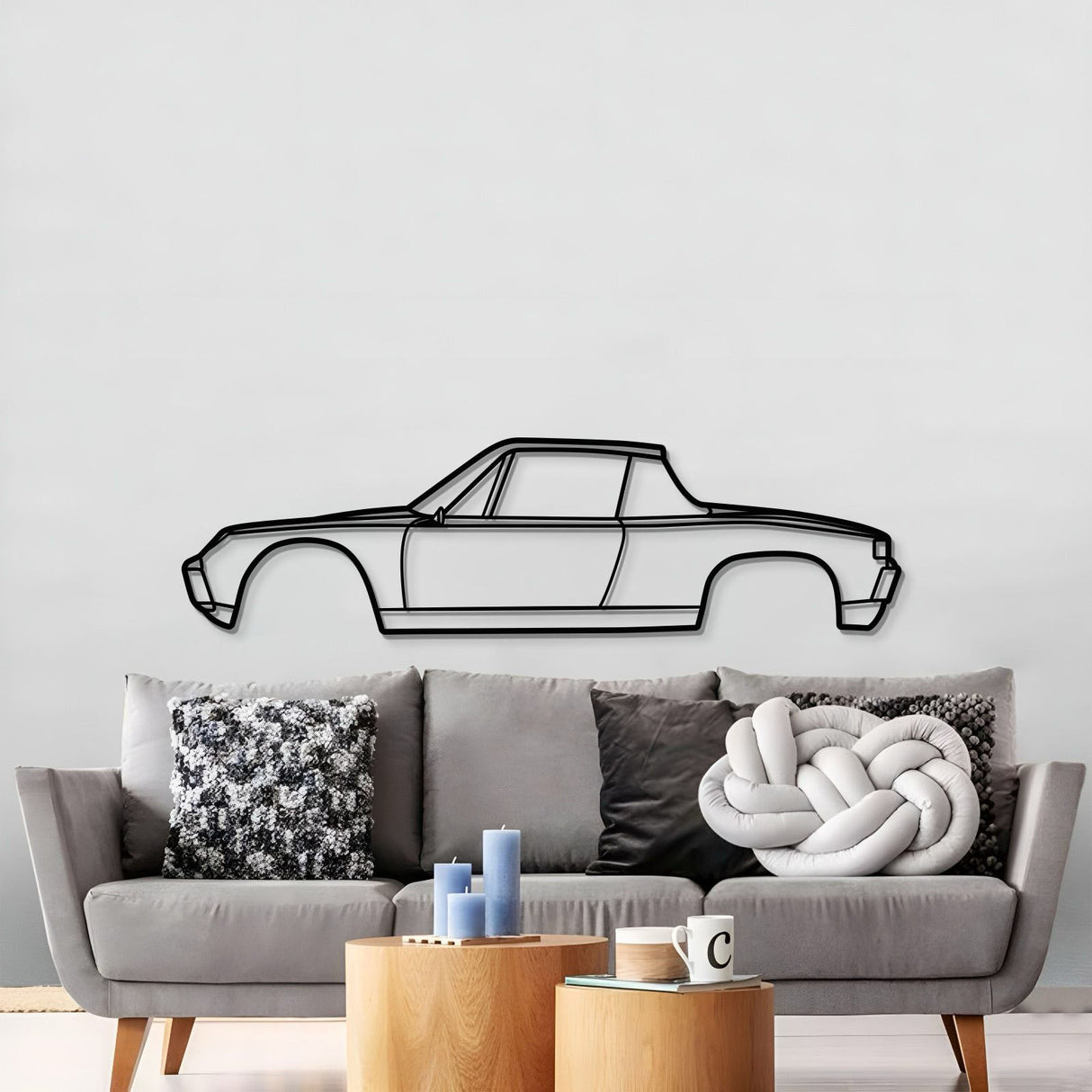 Metal Car Wall Art - MT0880