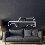 1972 Bronco Metal Car Wall Art - MT0145