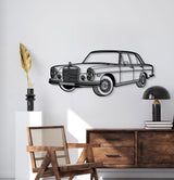 1972 280 SE W108 Perspective Metal Car Wall Art - MT1281