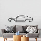 1973 Skyline HT 2000GT-R Metal Car Wall Art - MT0158