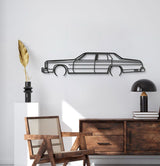 1975 Impala Detailed Metal Car Wall Art - MT0169