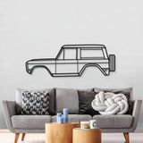 1975 Bronco Metal Car Wall Art - MT0164