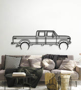 1976 F-350 Metal Car Wall Art - MT0171