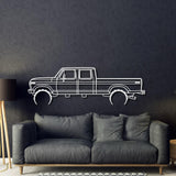 1976 F-350 Metal Car Wall Art - MT0171