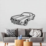 1975 Transam Perspective Metal Car Wall Art - MT1284