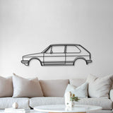 1976 Golf GTI Metal Car Wall Art - MT0172