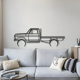 1977 F100 Tray Back Metal Car Wall Art - MT0175