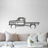 1977 F100 Tray Back Metal Car Wall Art - MT0175