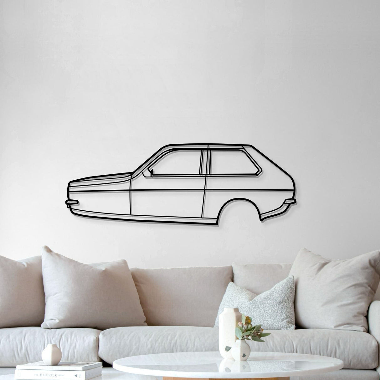 1977 Reliant Robin (MK1) Metal Car Wall Art - MT0176