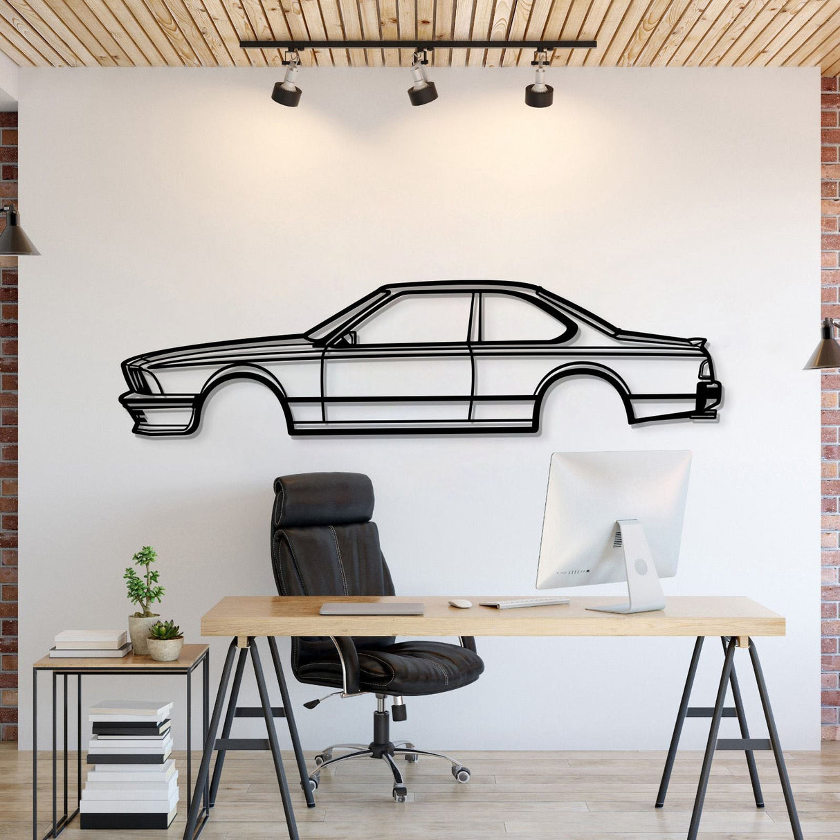 1978 635 CSI Metal Car Wall Art - MT0179